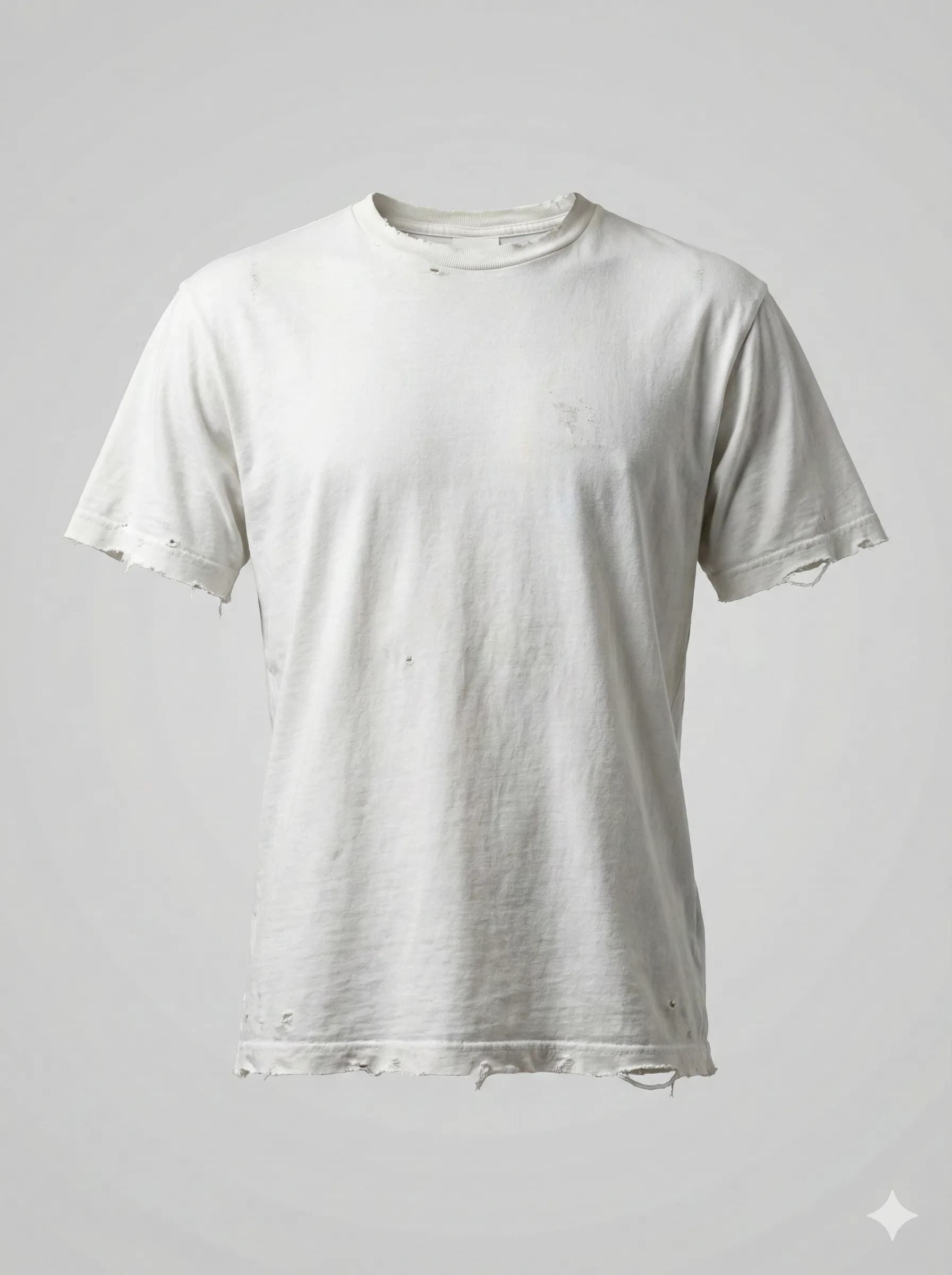 Plain White T-Shirt - Streetwear Style