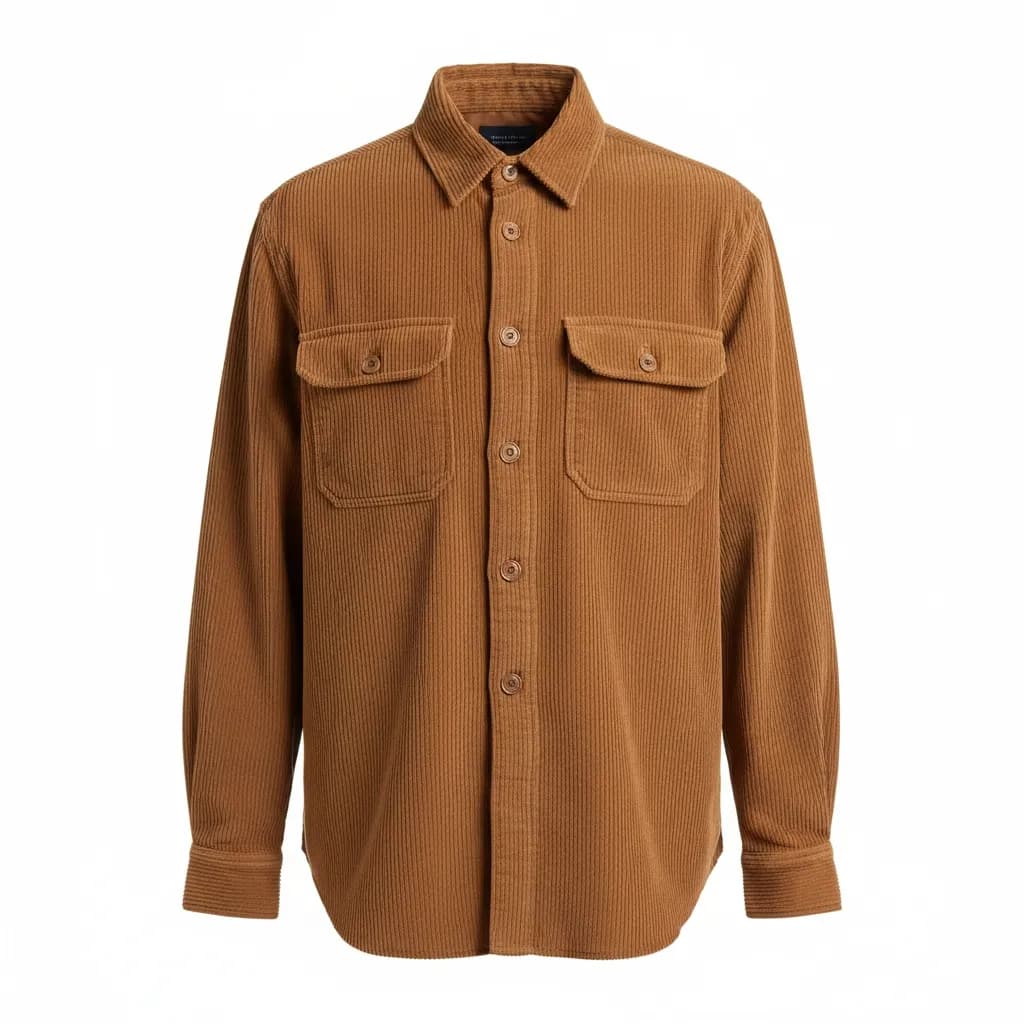 Corduroy Shirt - Brown