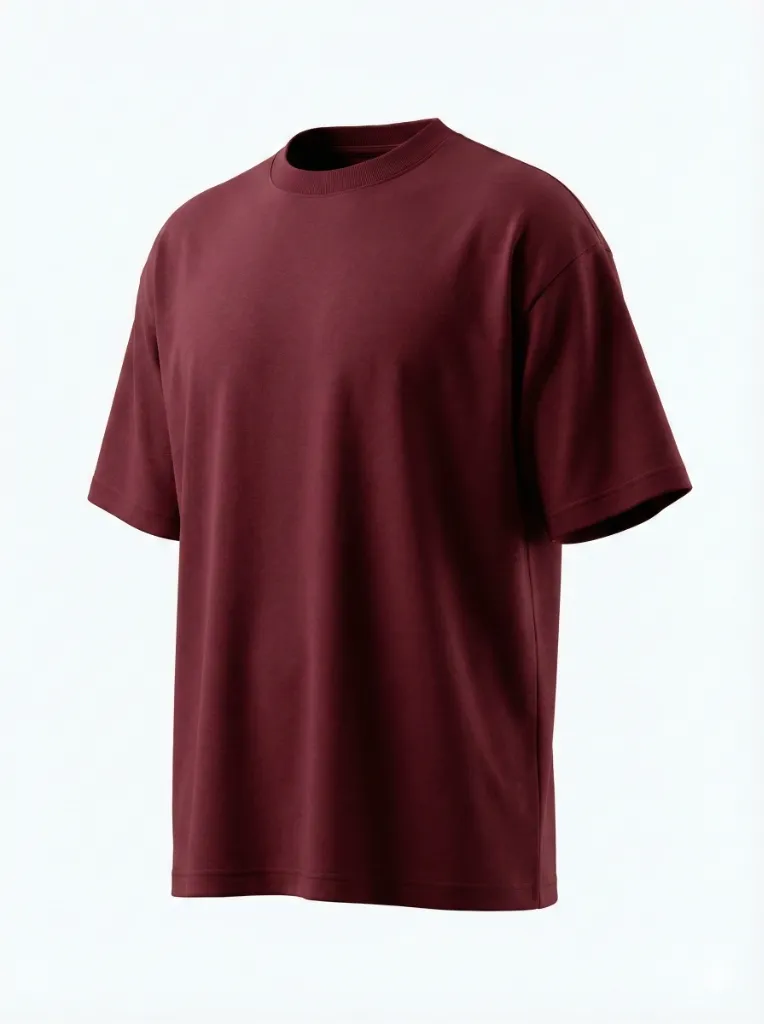 Oversized T-Shirt - Burgundy