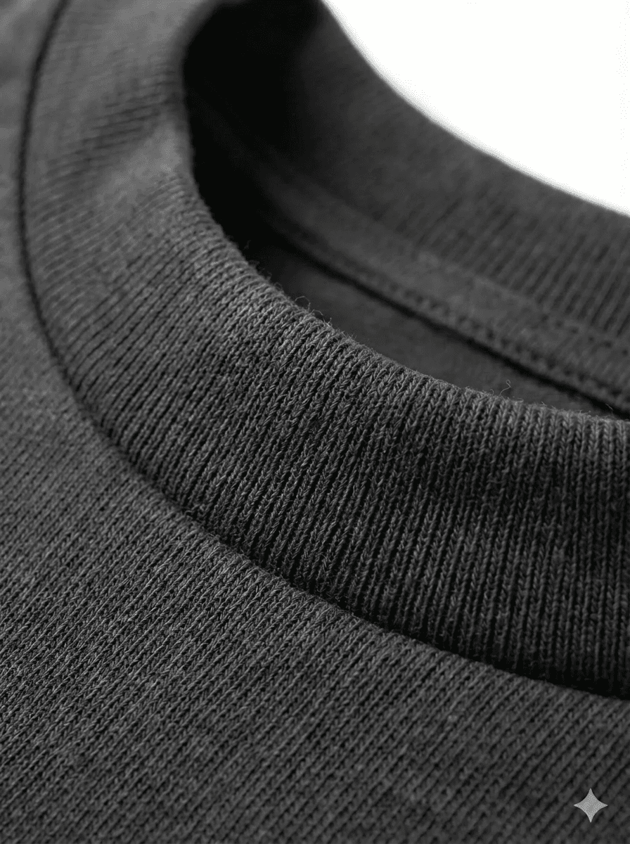 Charcoal T-Shirt Detail