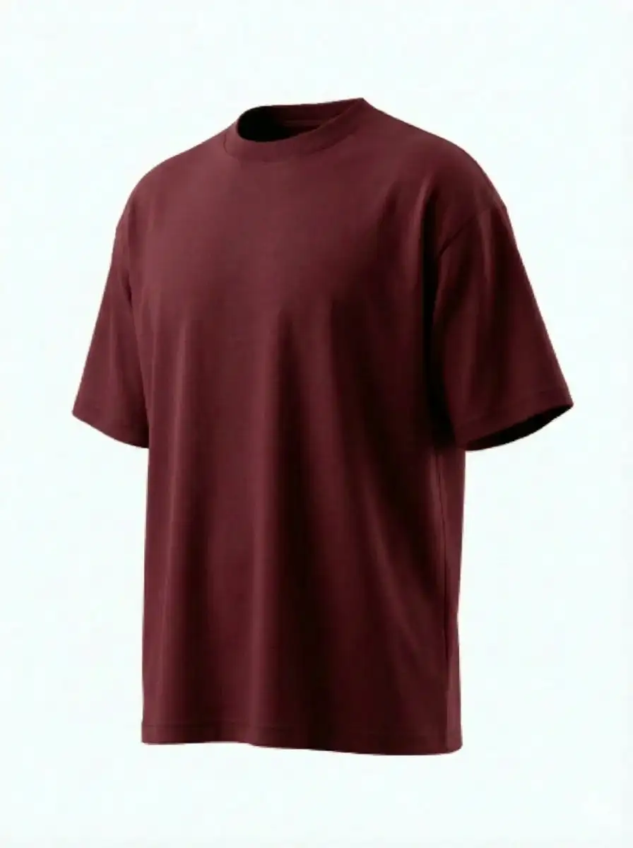 Oversized T-Shirt - Burgundy