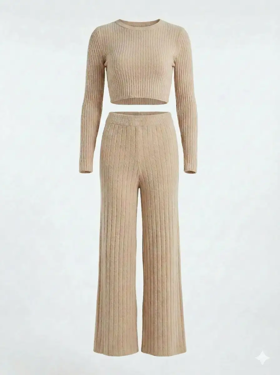 Ribbed Knit Set