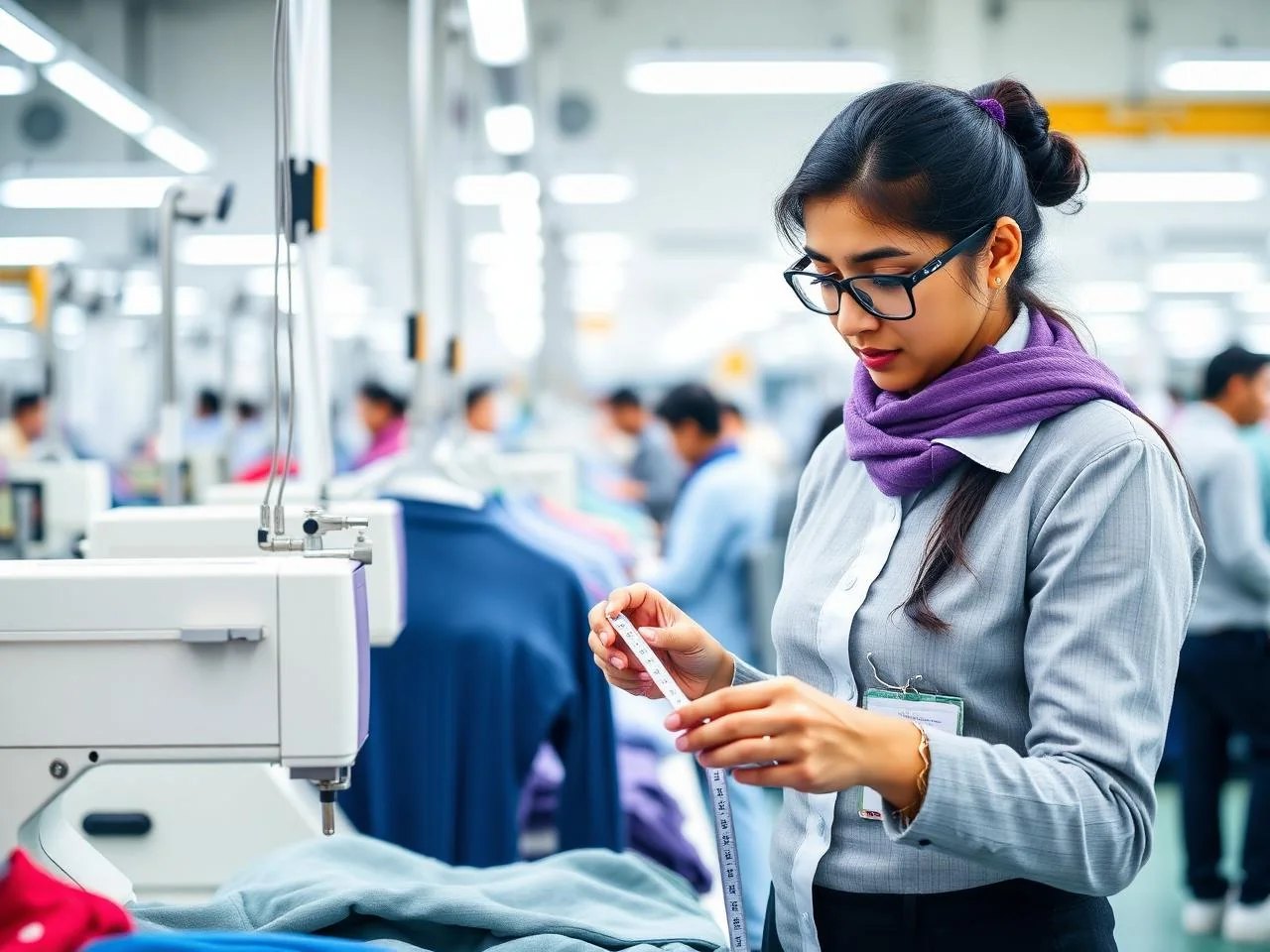 Garment quality control in a Bangladesh factory