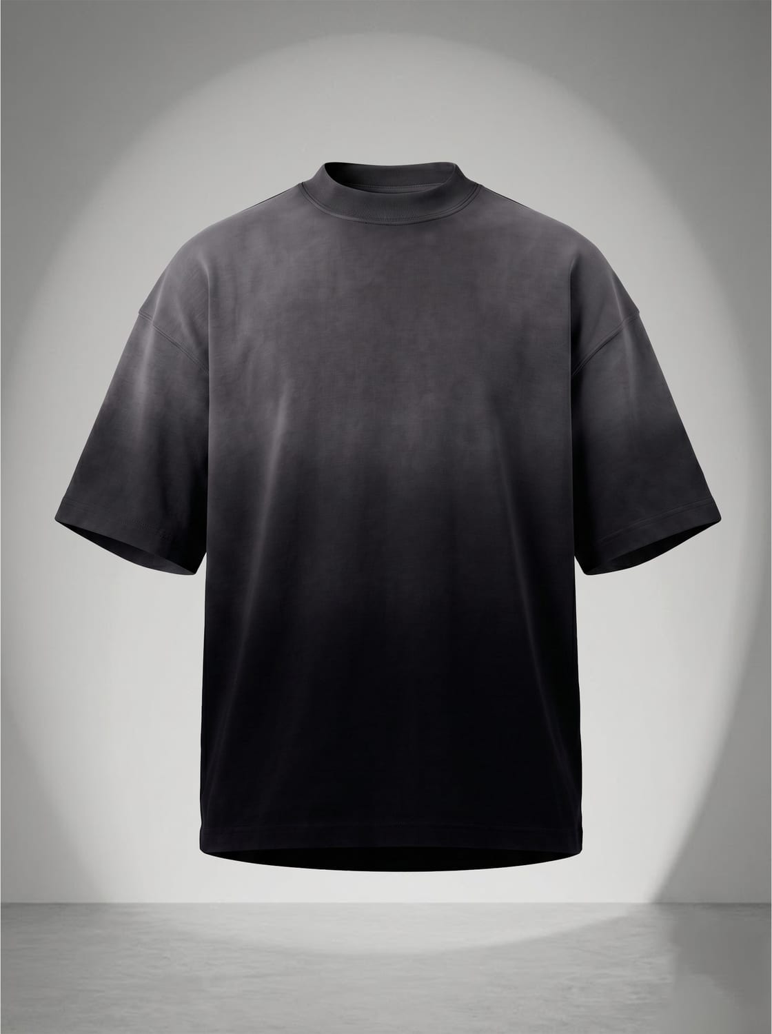 Oversized faded black t-shirt